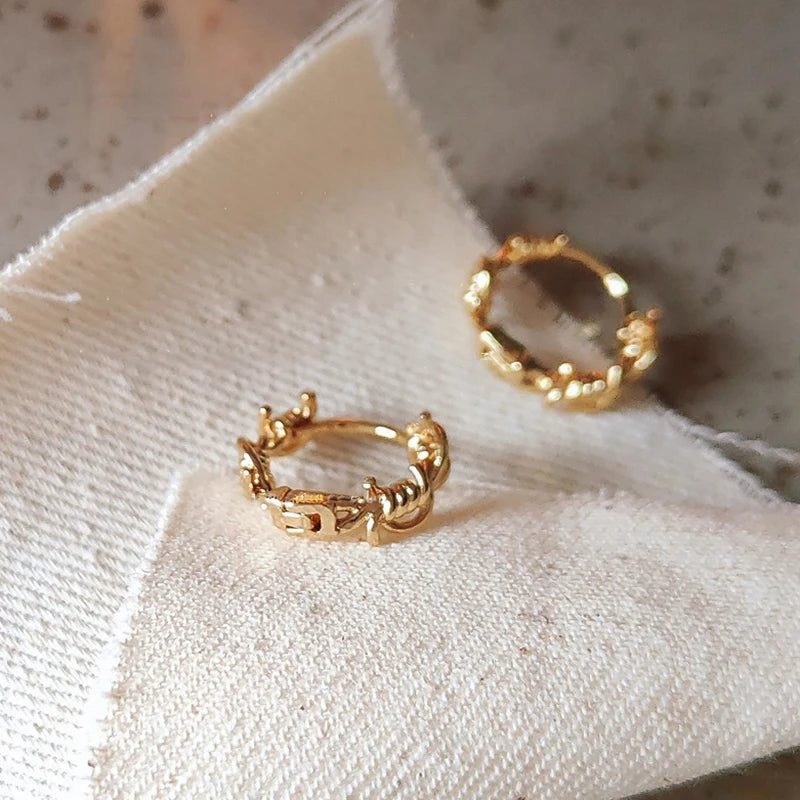 Thistle & Thorn Hoop Earrings
