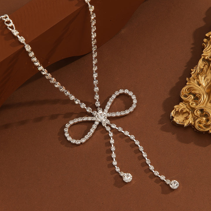 Crystal Bow Anklet