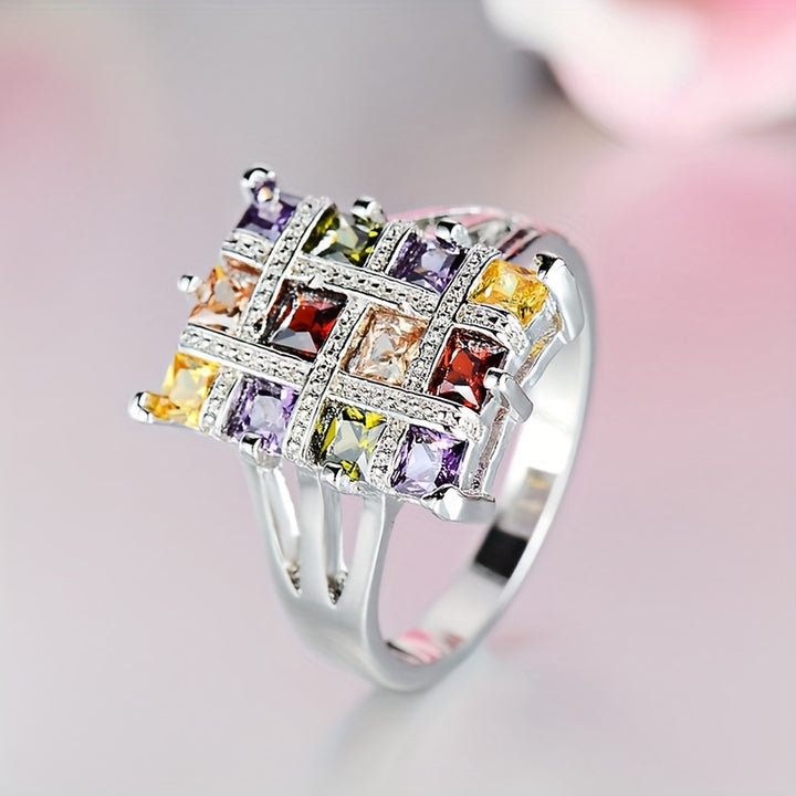 Mosaic Gem Ring