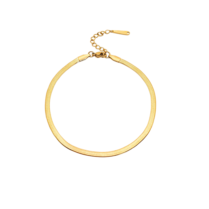 Lumen Herringbone Anklet