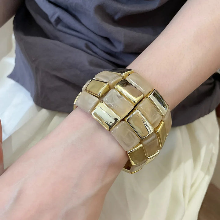 Mosaic Checker Bangle