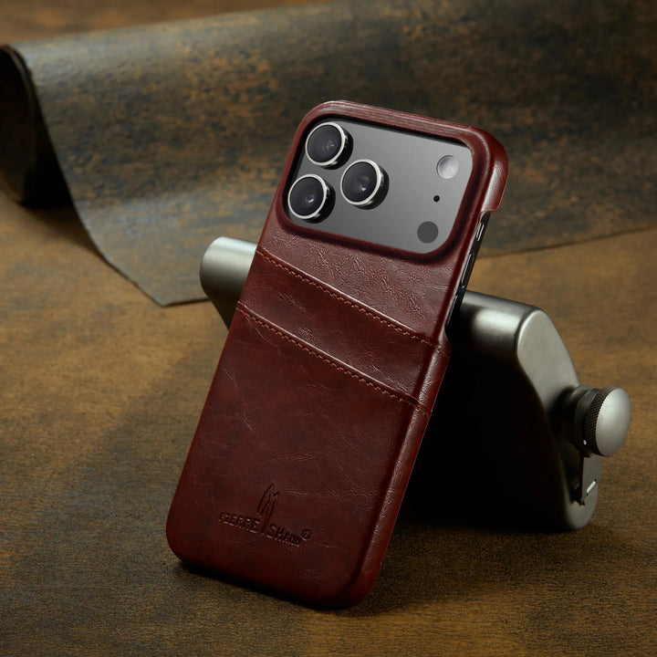 Midtown Leather iPhone Card Case