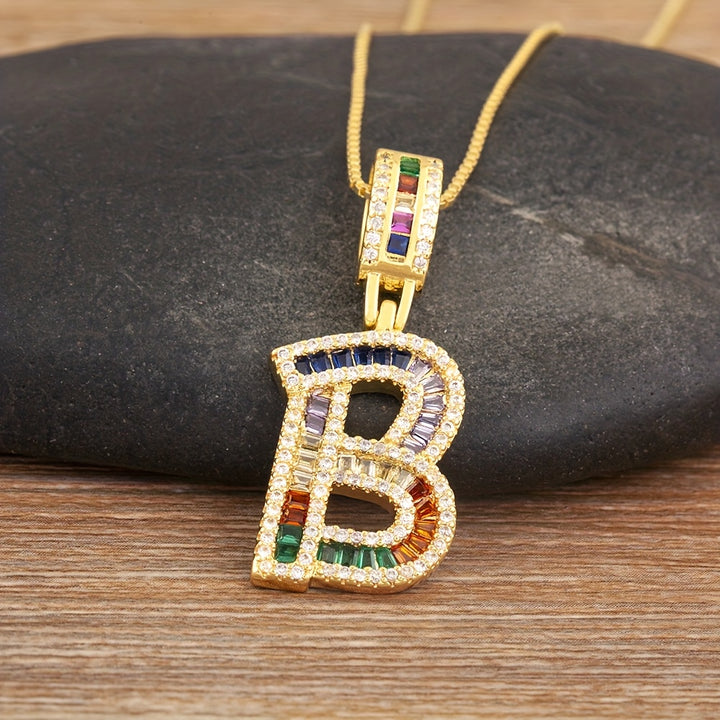 Prism Initial Necklace