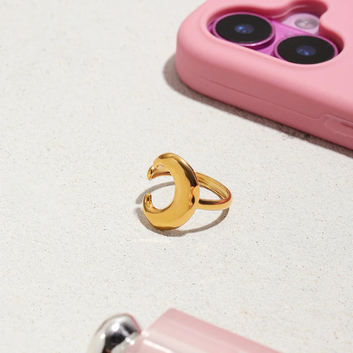 Sol & Luna Adjustable Ring