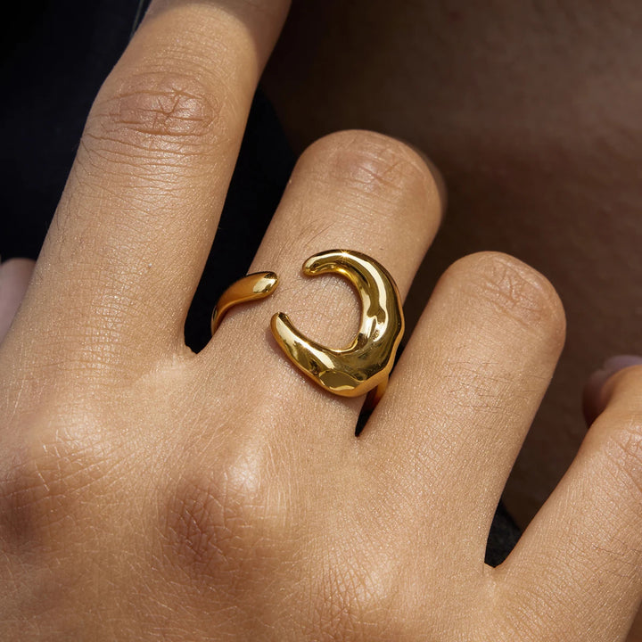 Sol & Luna Adjustable Ring