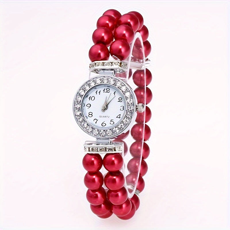 Pearl Poise Beaded Watch