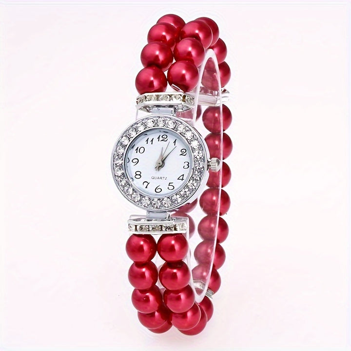 Pearl Poise Beaded Watch