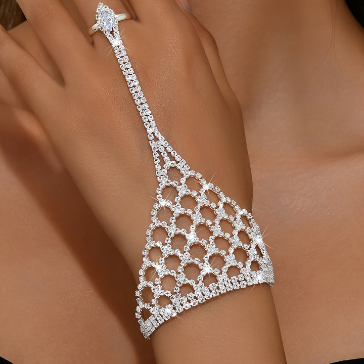 Starlit Lattice Hand Chain