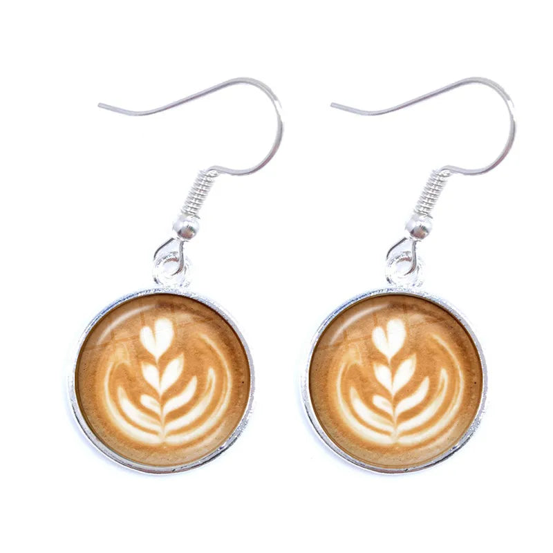 Latte Love Charm Earrings