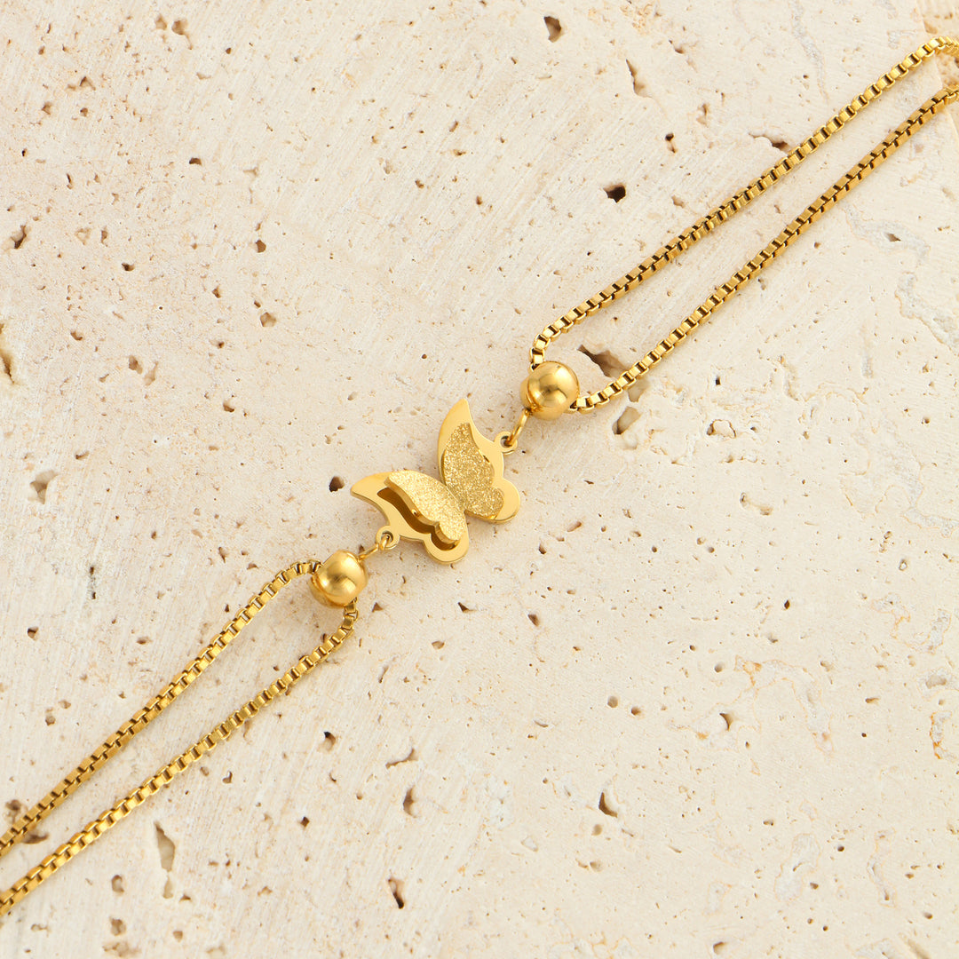 Flutter Double Chain Anklet