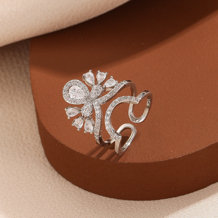 Crown Affair Nail Ring
