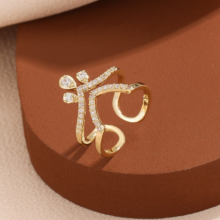 Crown Affair Nail Ring