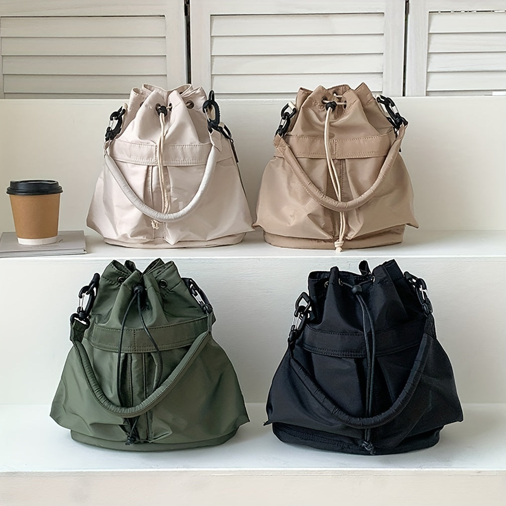 Soft Utility Bucket Bag