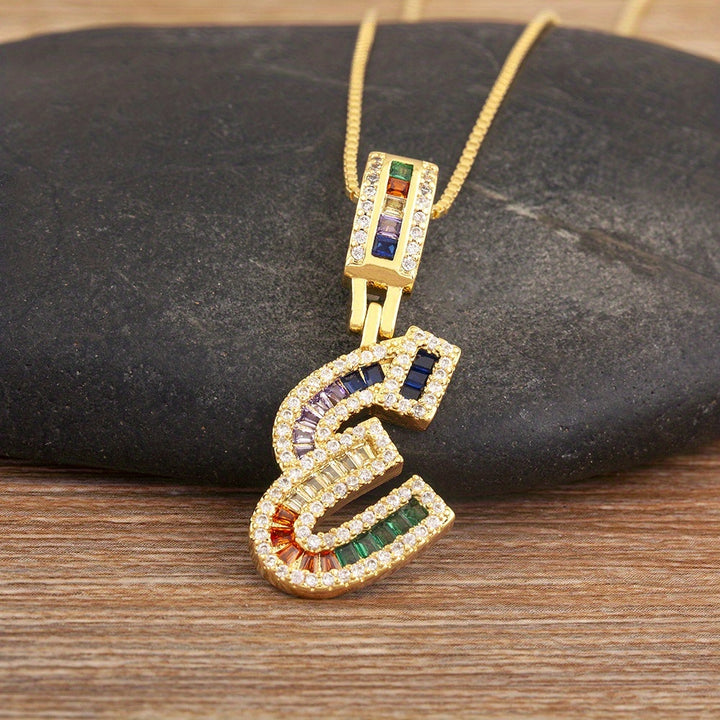 Prism Initial Necklace