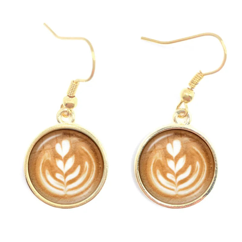 Latte Love Charm Earrings