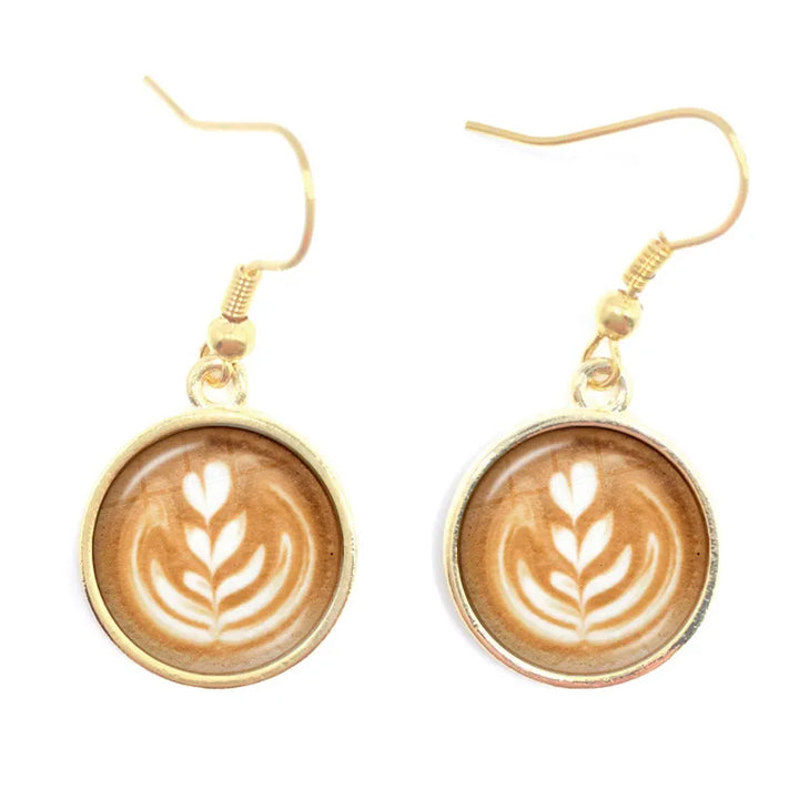 Latte Love Charm Earrings