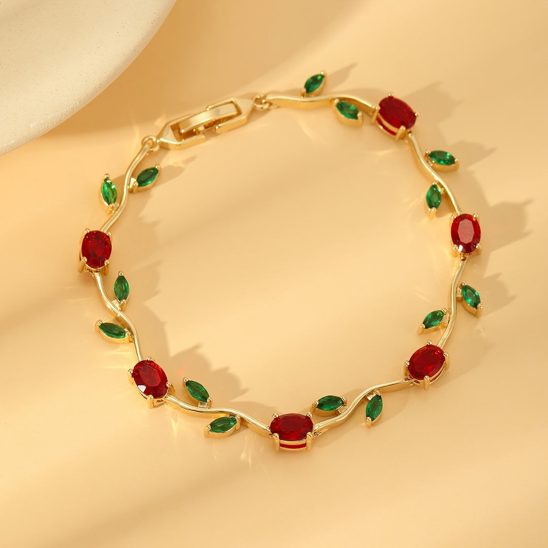 Rosette Vine Tennis Bracelet
