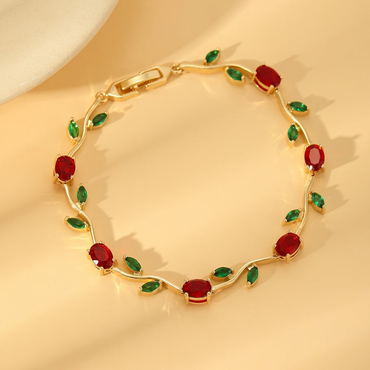Rosette Vine Tennis Bracelet