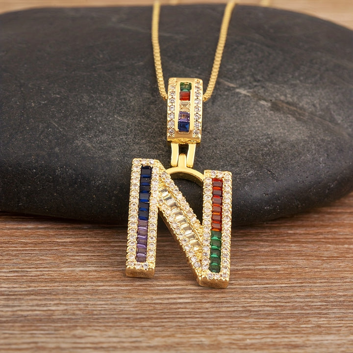 Prism Initial Necklace