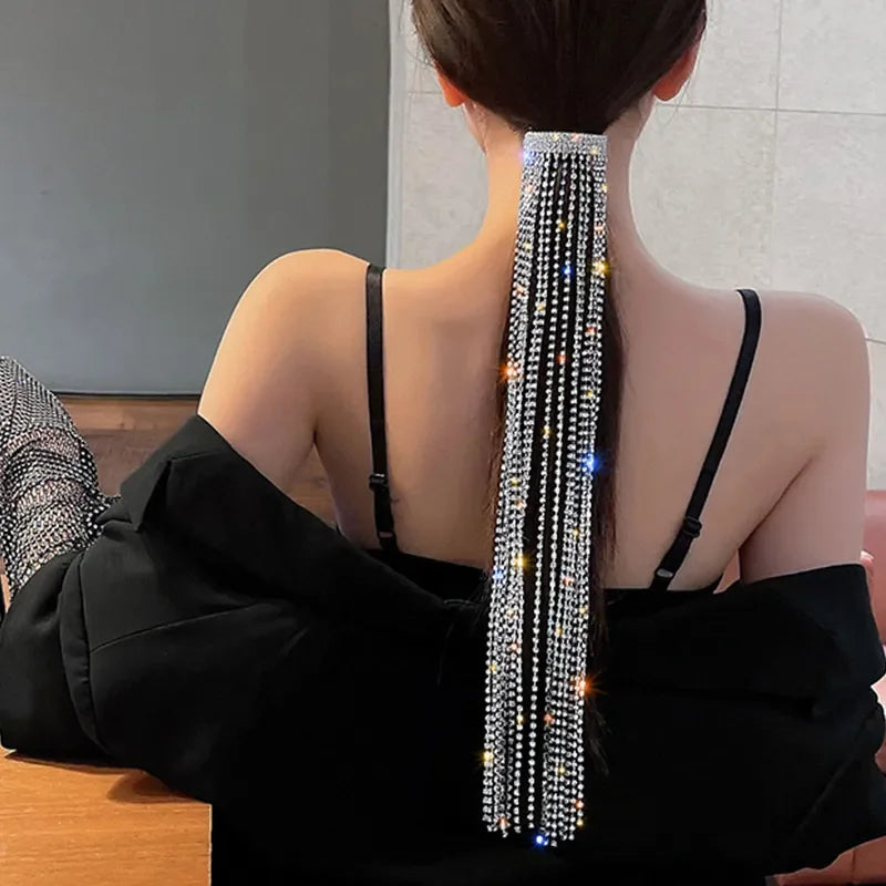 Crystal Cascade Hairclip