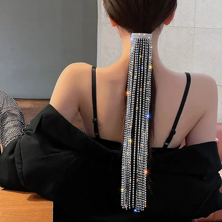 Crystal Cascade Hairclip