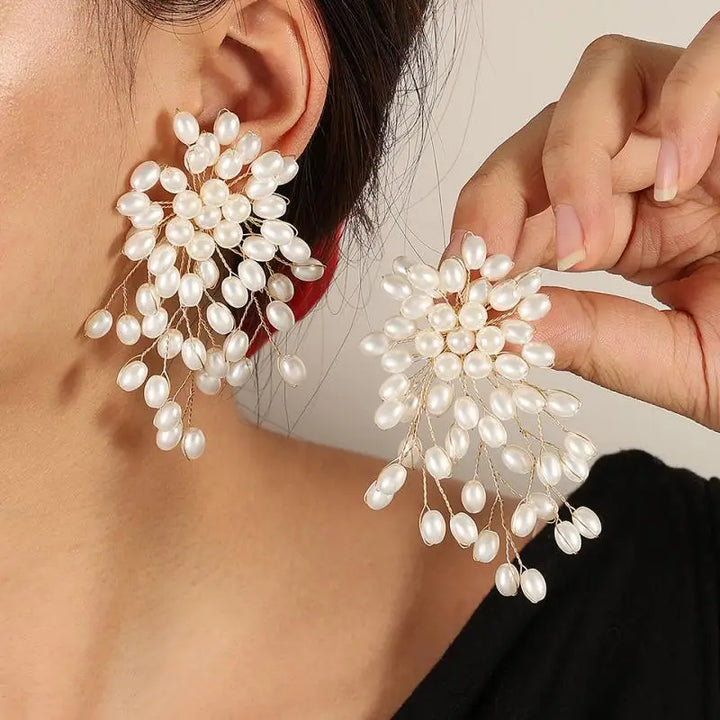 Pearl Posy Earrings