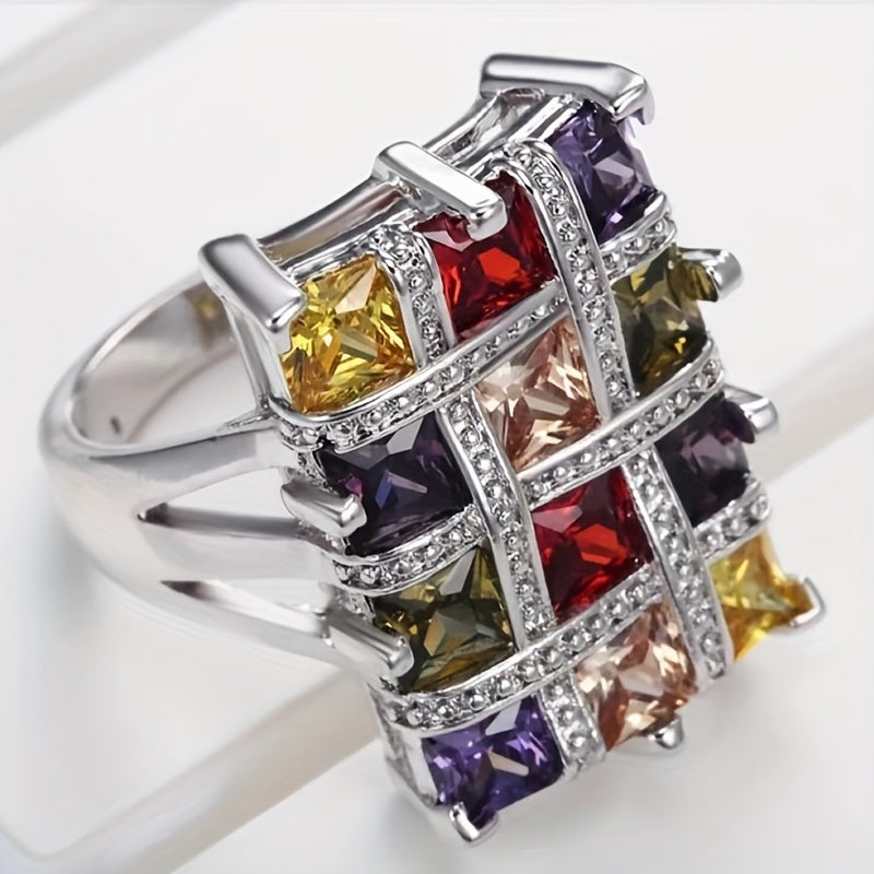 Mosaic Gem Ring