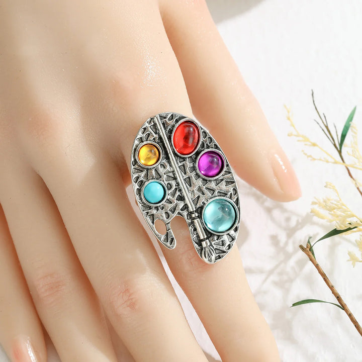 Studio Muse Palette Ring & Earrings