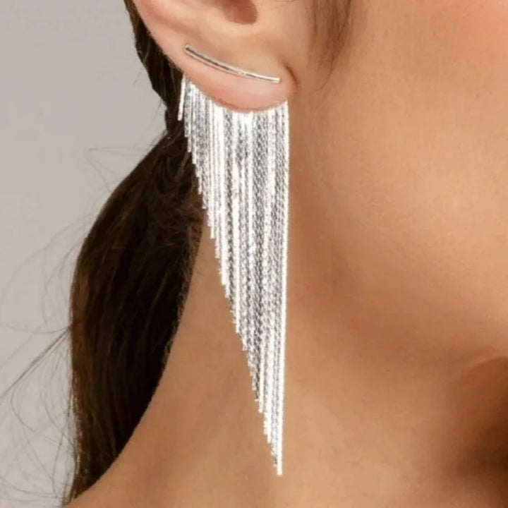 Gilded Fringe Earrings