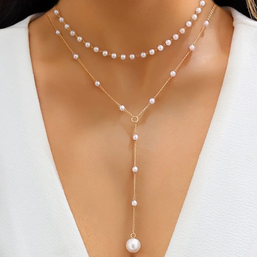 Cascade Pearl Necklace
