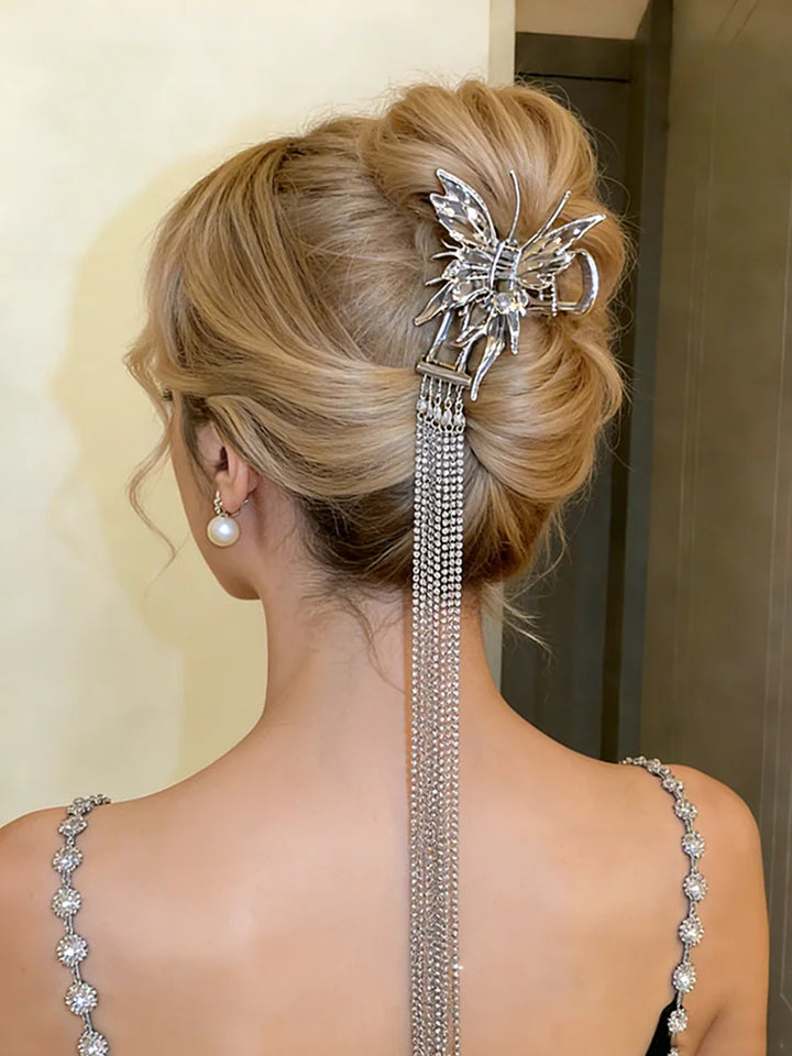 Crystal Cascade Hairclip