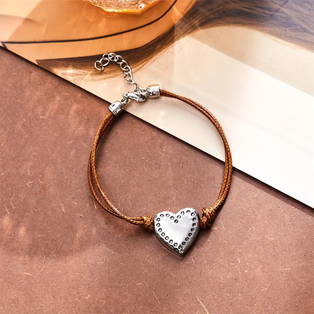 Love Birds Leather Bracelet