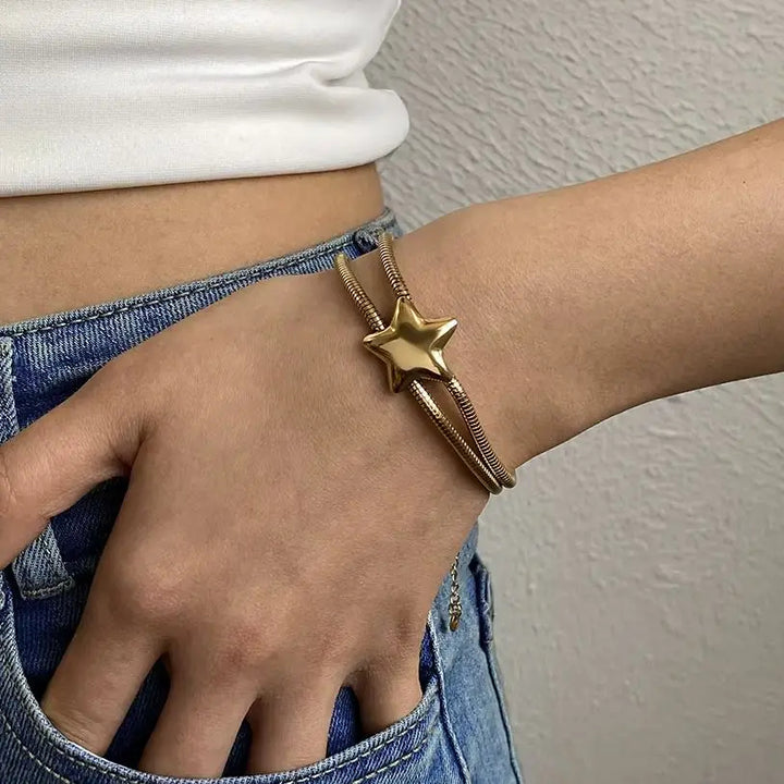 Cosmic Bubble Bracelet & Necklace Set