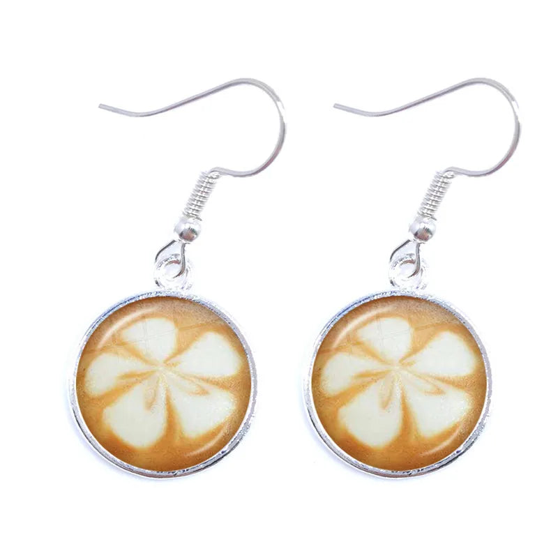 Latte Love Charm Earrings