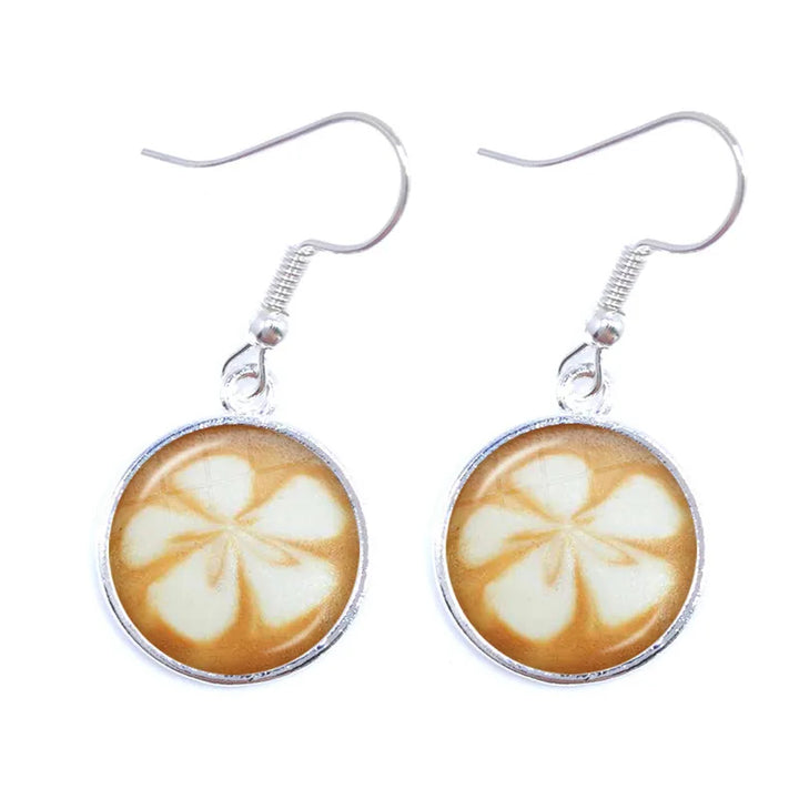 Latte Love Charm Earrings