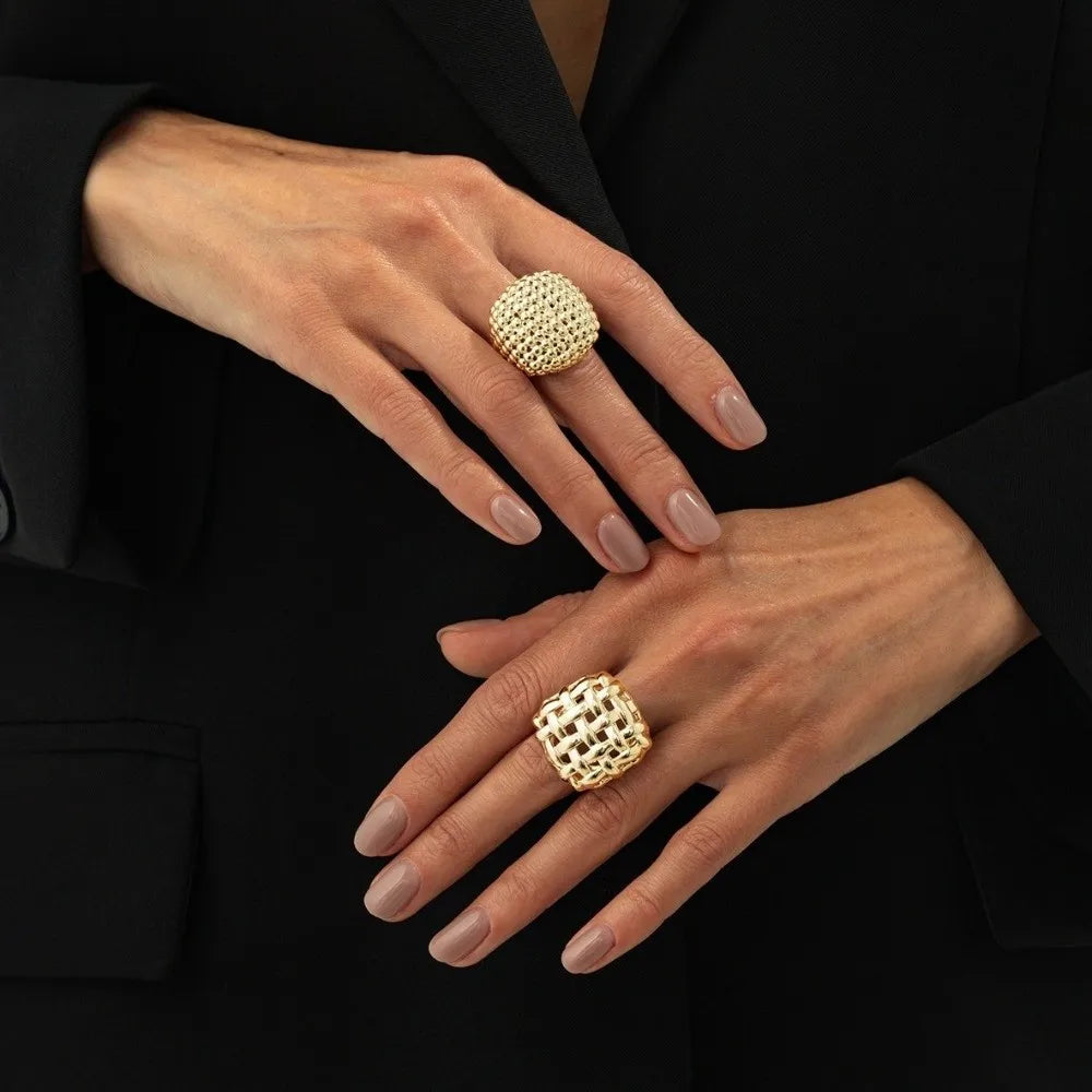 Lattice Duo Ring Set