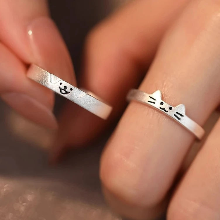 Kitten & Pup Duo Ring