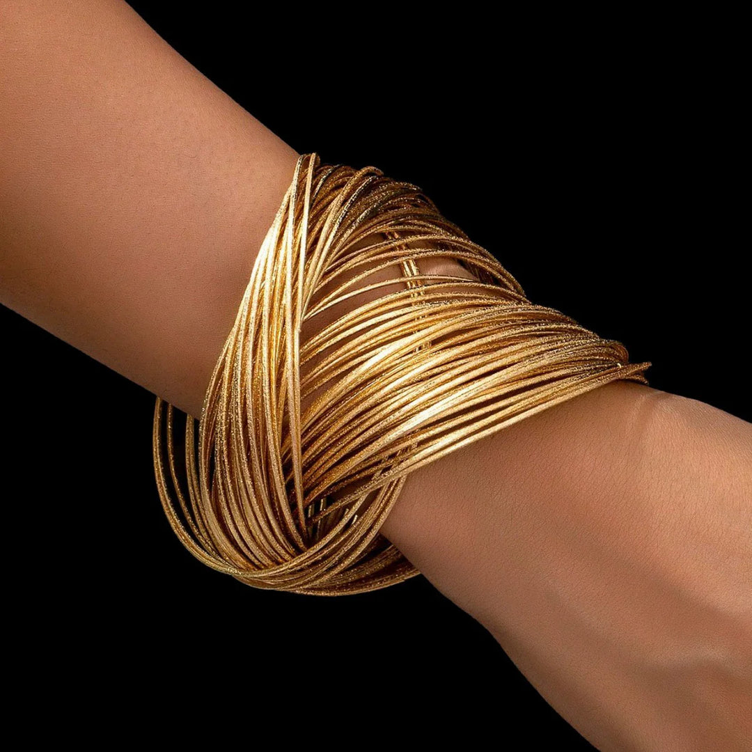 Halo Coil Bangle