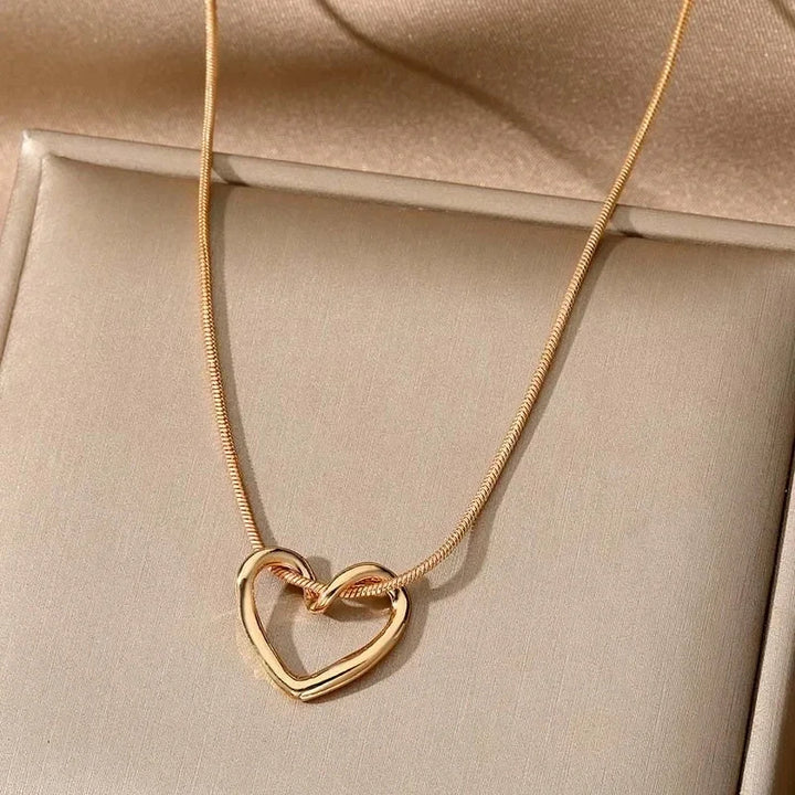 Hollow Hearts Necklace