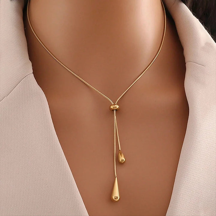 Cascade Drop Necklace