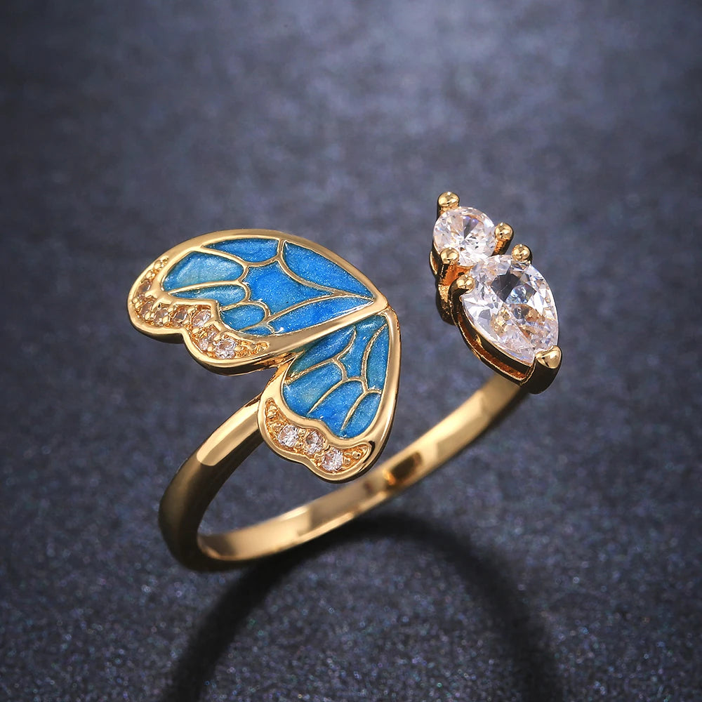 Butterfly Kiss Ring