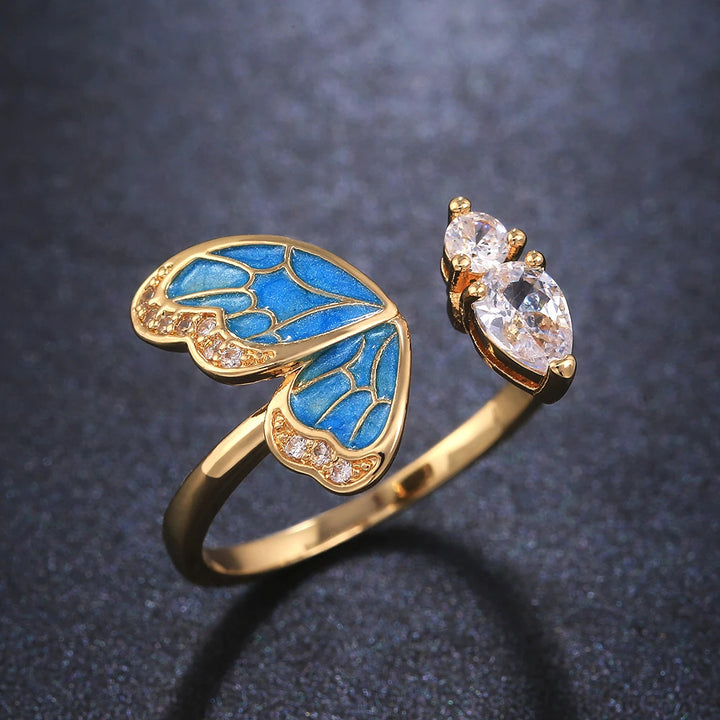 Butterfly Kiss Ring