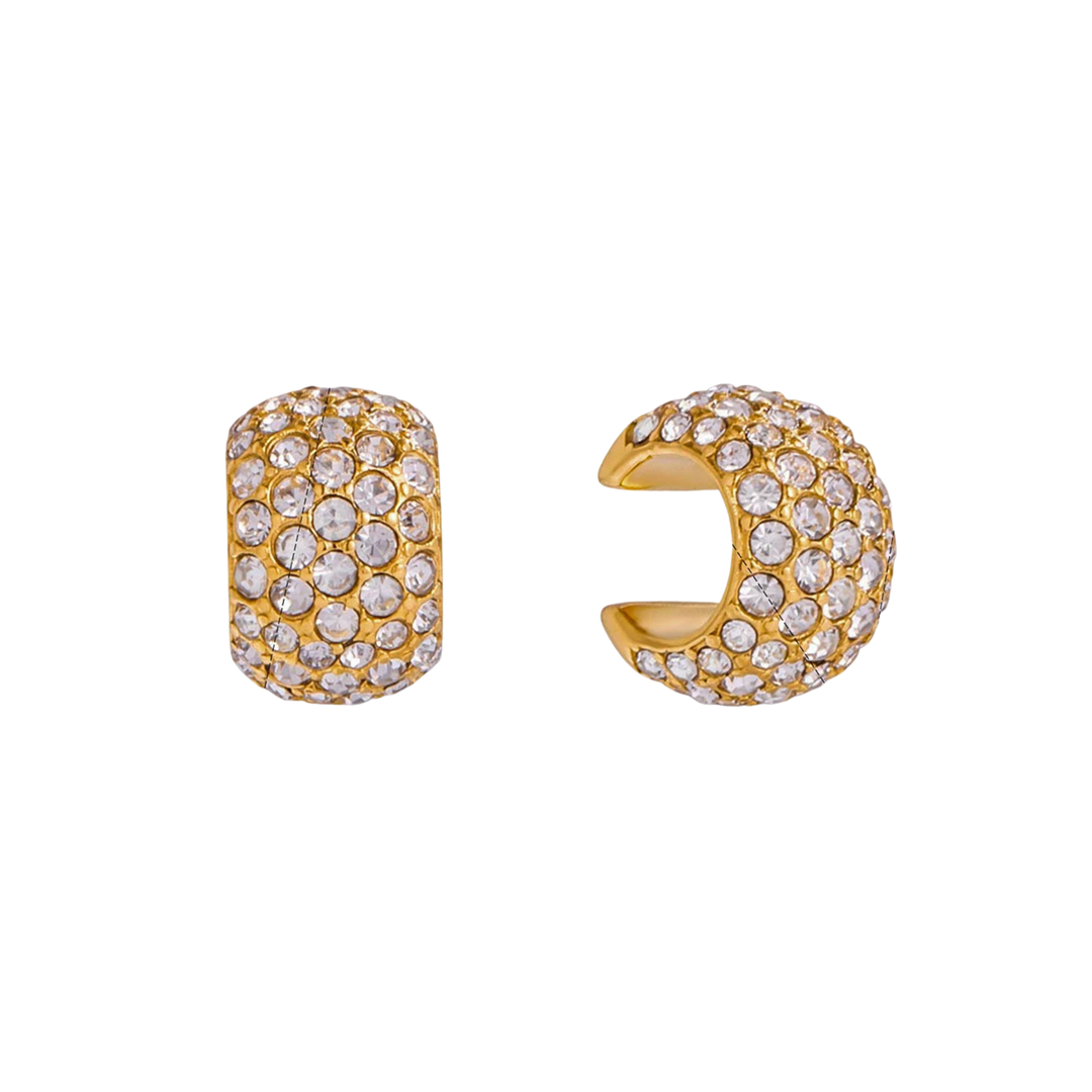 Aurelia Dome Ear Cuff & Earrings