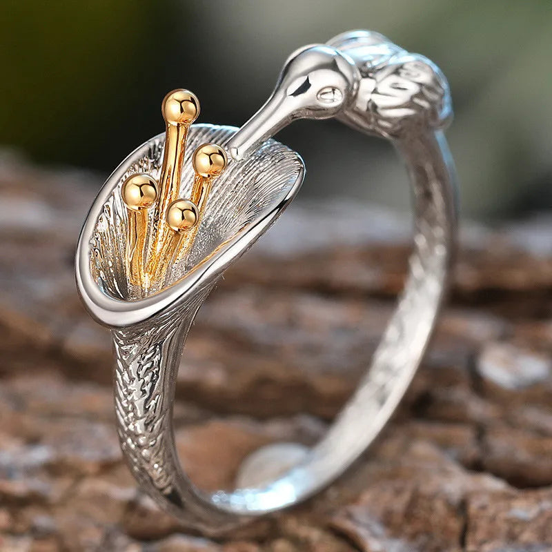 Hummingbird Lily Ring