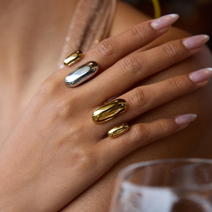 Duo Drop Ring