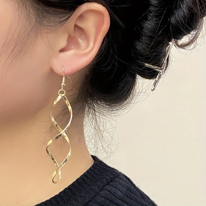 Helix Drop Earrings