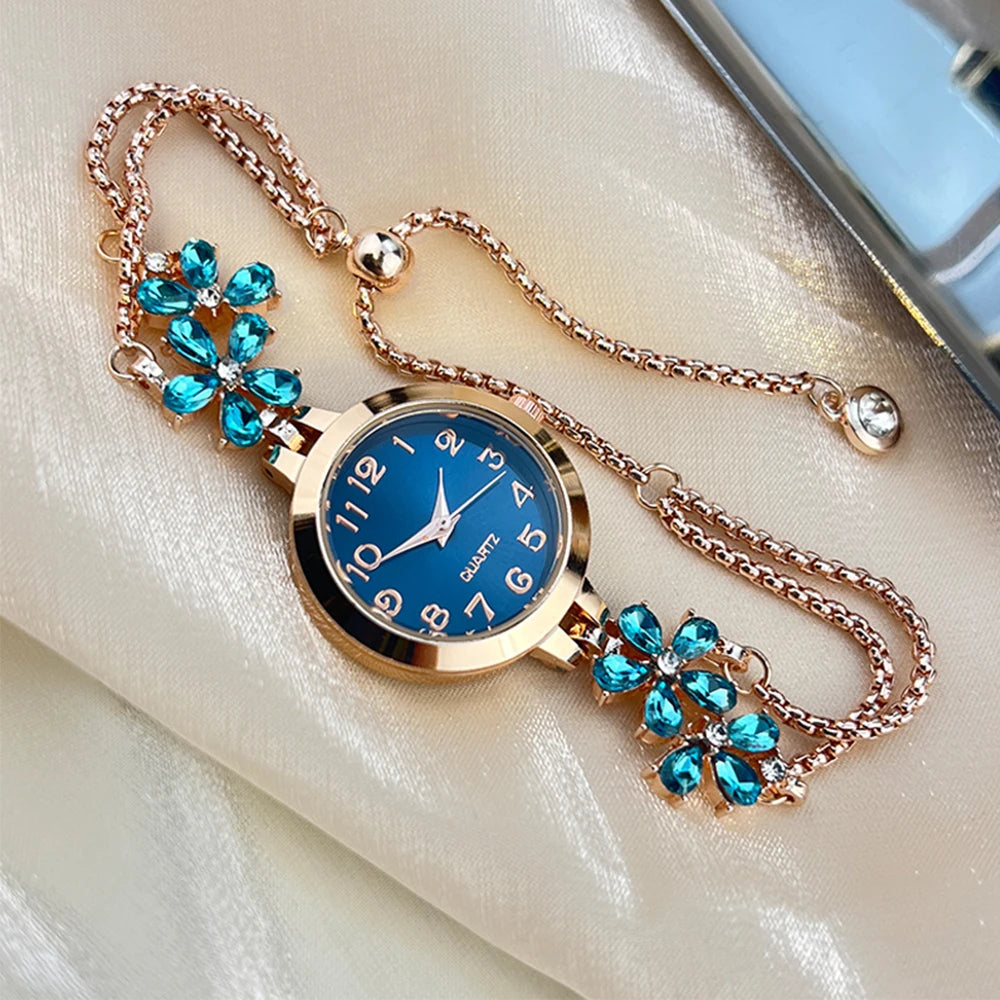 Sapphire Petal Bracelet Watch