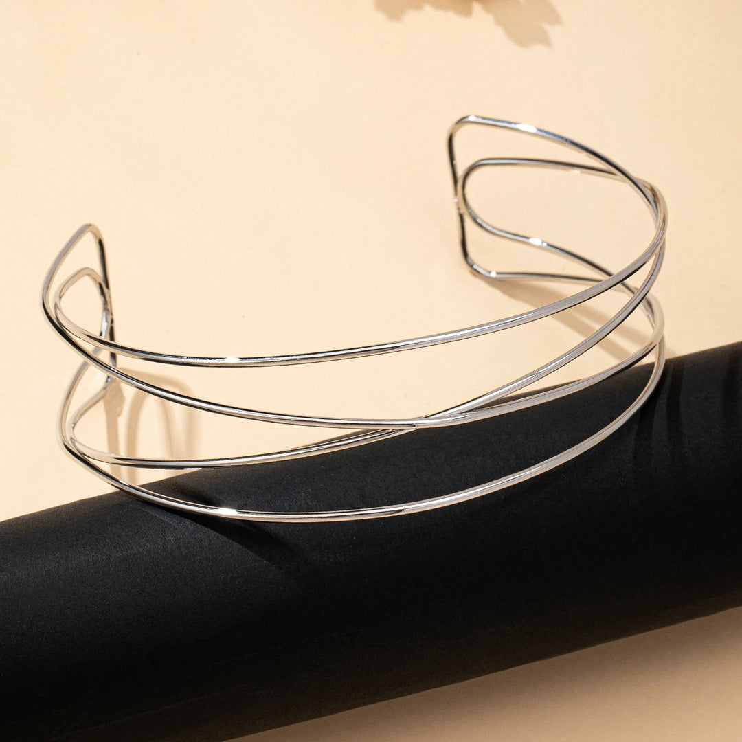 Lustre Arc Choker Necklace