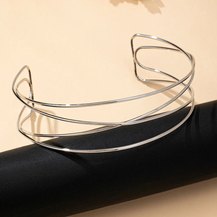 Lustre Arc Choker Necklace