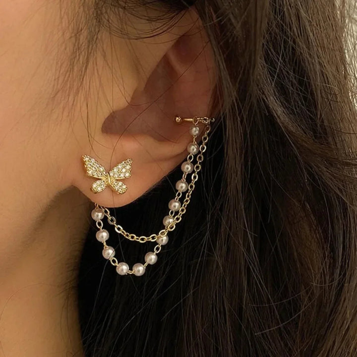 Flutter Chain Ear Cuff